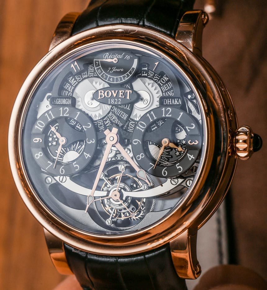 Bovet Recital 16 Triple Time Zone Tourbillon Watch Hands-On Hands-On 