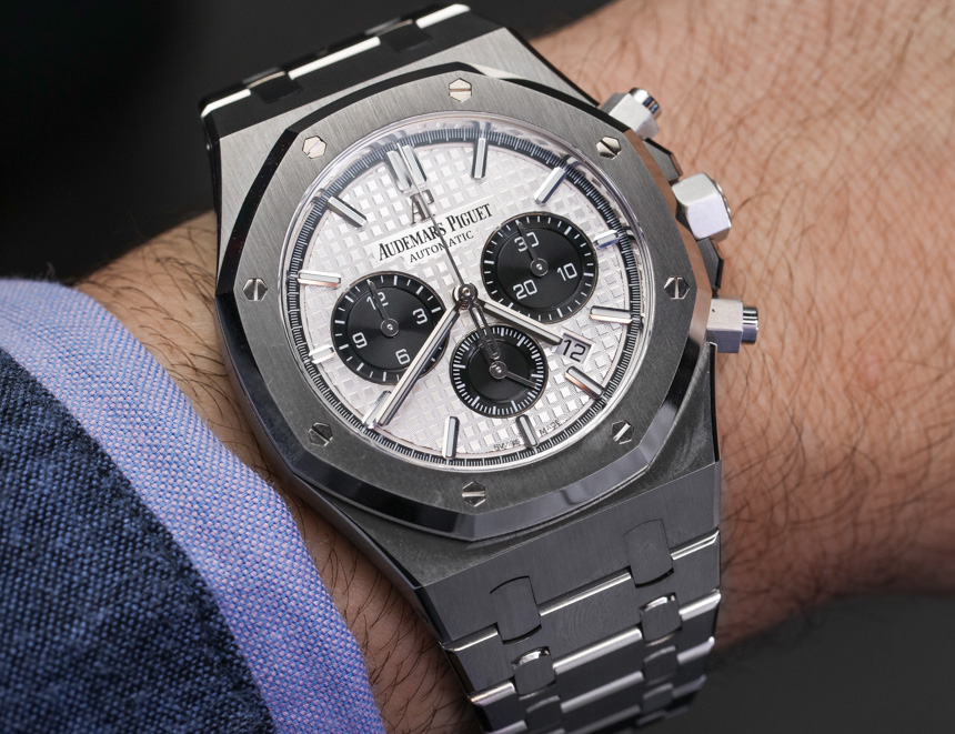 Audemars Piguet Royal Oak Chronograph Watch In Steel Hands-On Hands-On 