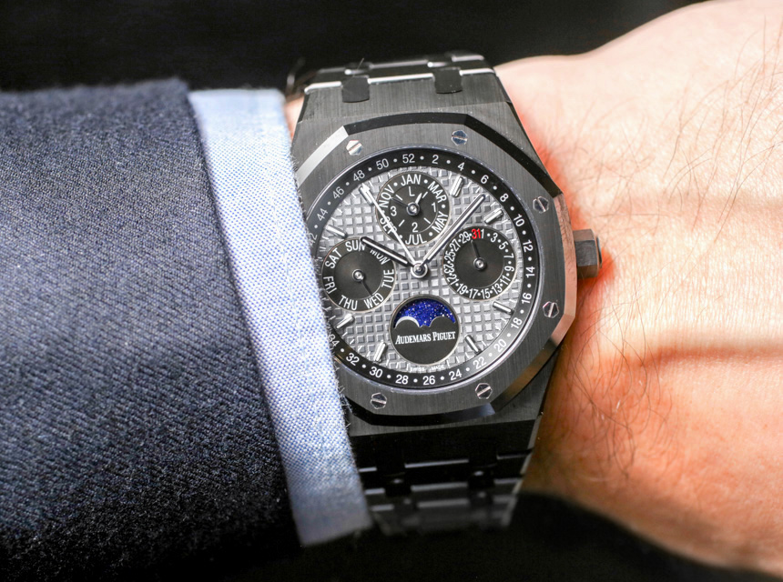 Audemars Piguet Royal Oak Perpetual Calendar Watch In Ceramic Hands-On Hands-On 