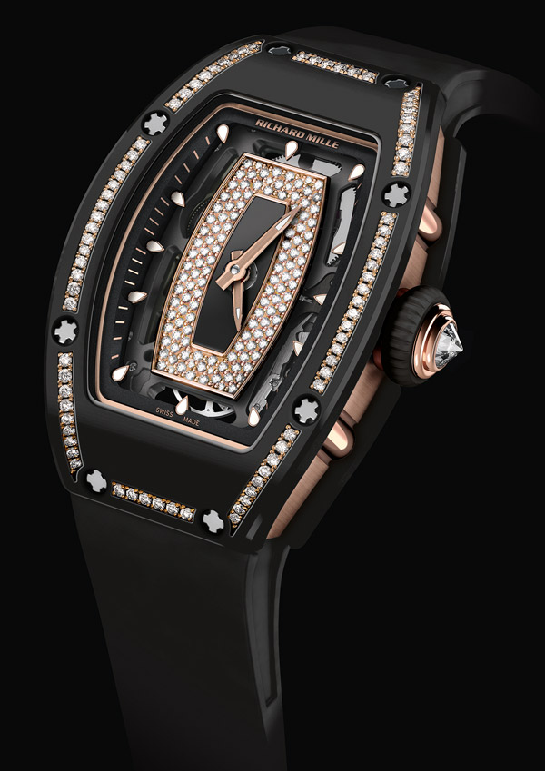 RM 07-01 in gem-set black ceramic 