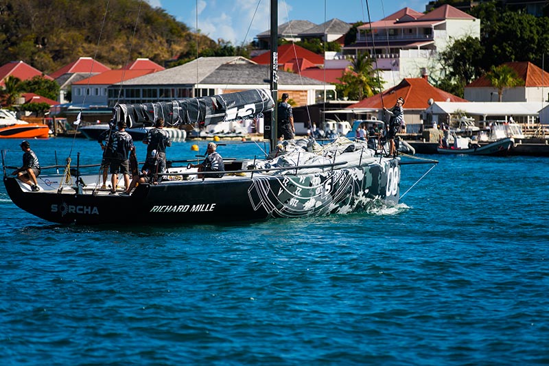 Toujours à bord aux Voiles de St Barth