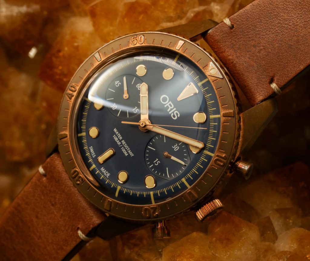 Oris Carl Brashear Chronograph Limited Edition Bronze Watch Hands-On Hands-On 