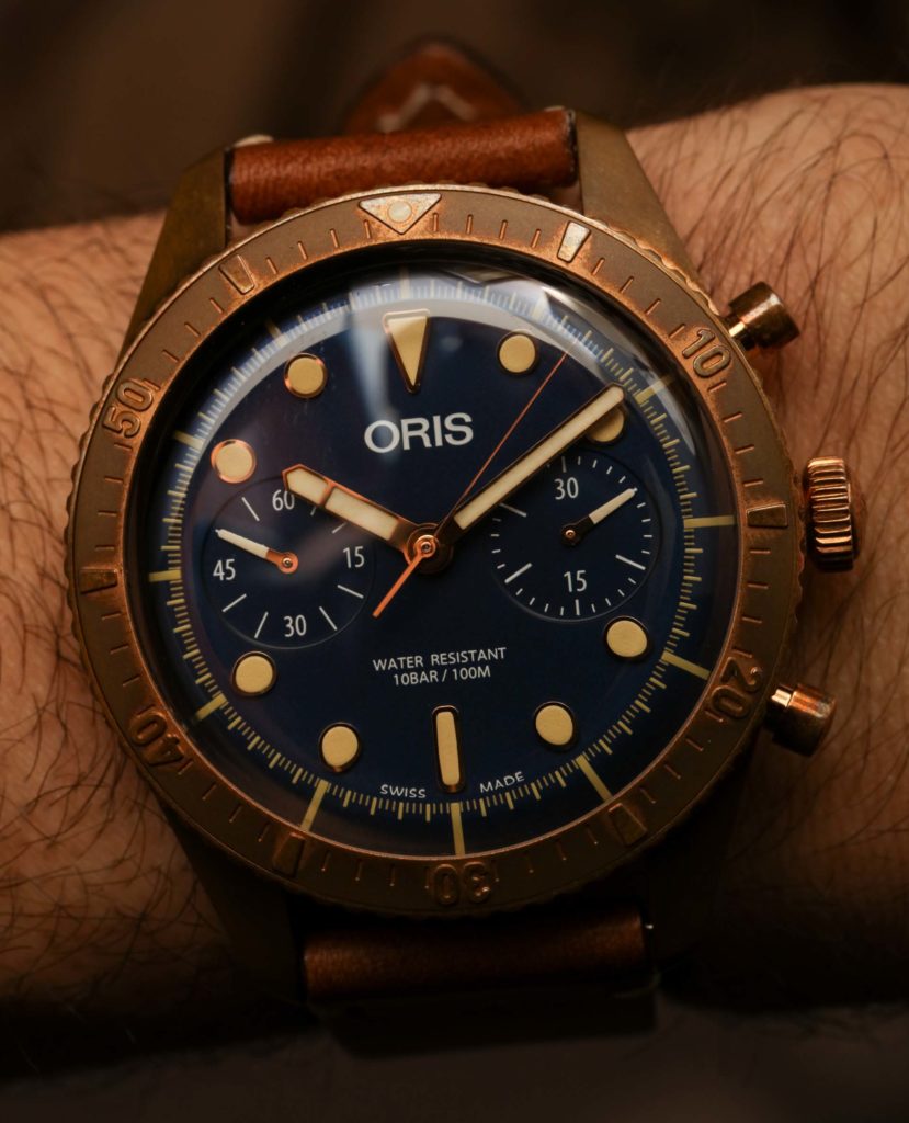 Oris Carl Brashear Chronograph Limited Edition Bronze Watch Hands-On Hands-On 