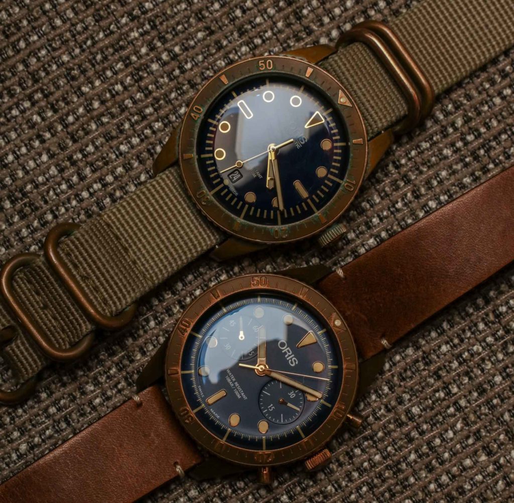 Oris Carl Brashear Chronograph Limited Edition Bronze Watch Hands-On Hands-On 