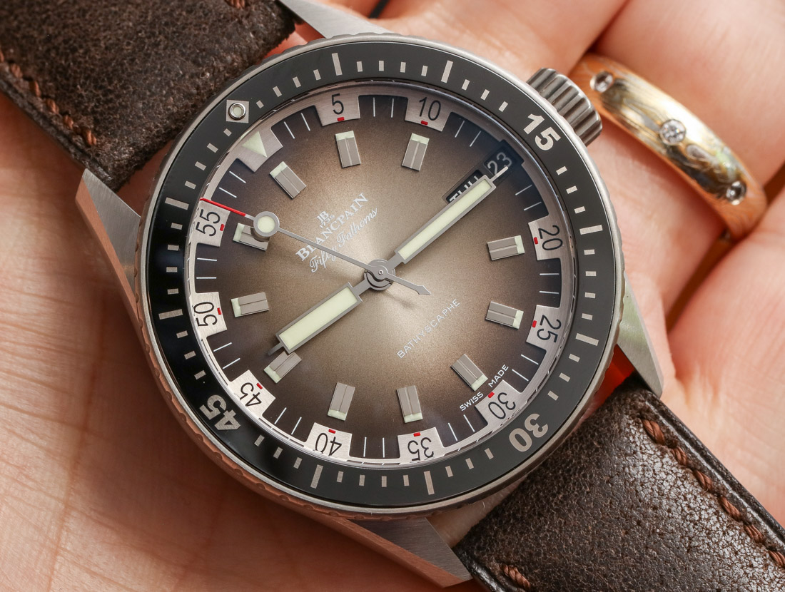 Blancpain Fifty Fathoms Bathyscaphe Day Date 70s Hands-On Hands-On 