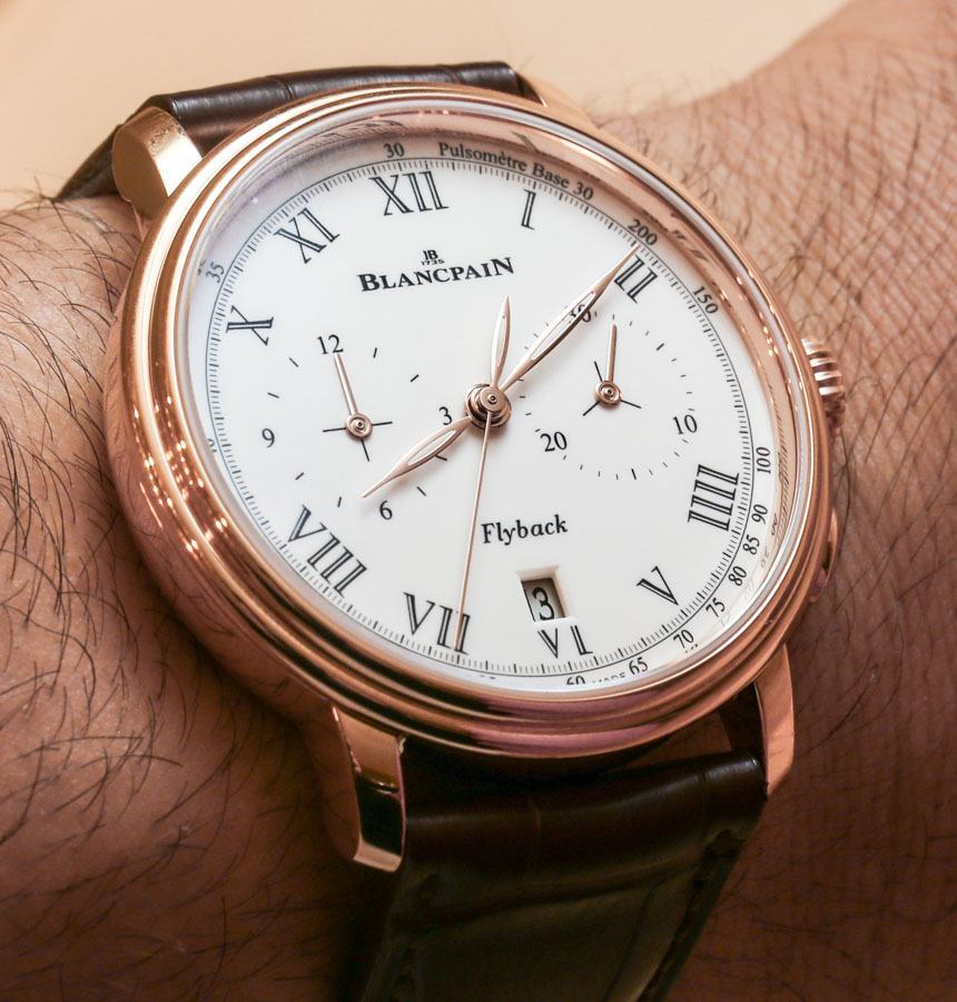 Blancpain Villeret Pulsometer Flyback Chronograph Watch Hands-On Hands-On 