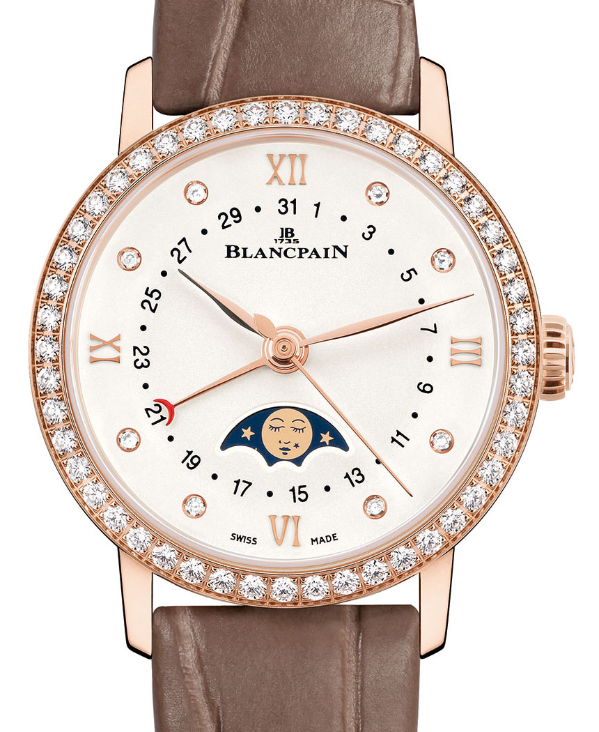 Blancpain Villeret Date Moonphase Ladies' Watch Watch Releases 