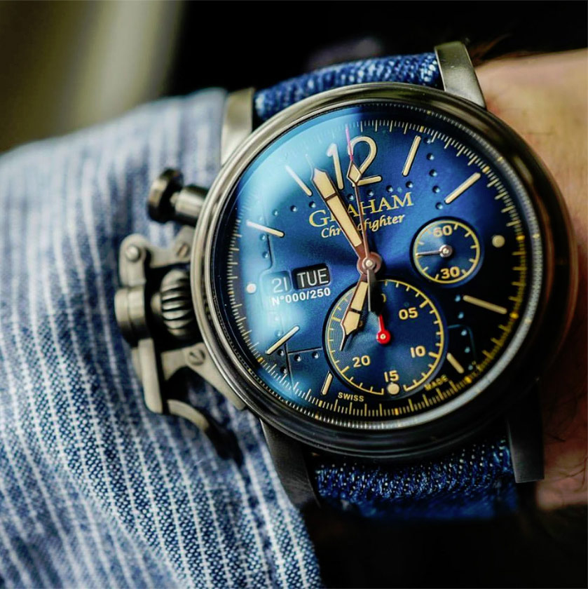 Graham Chronofighter Vintage Aircraft Ltd. Watch Watch Releases 