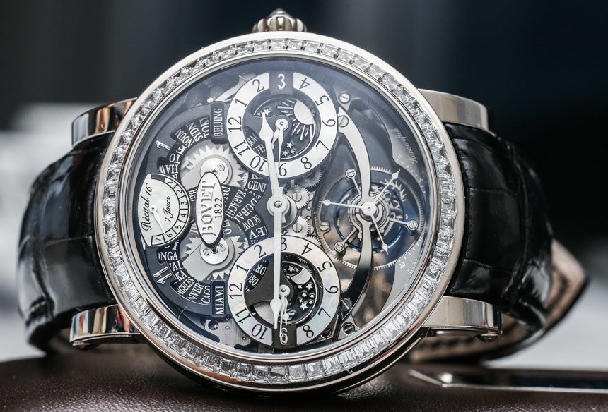 Bovet Recital 16 Triple Time Zone Tourbillon Watch Hands-On Hands-On